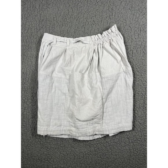 Free People Shorts Womens Small Gray Paperbag Waist Tie Belt Cuffed Pockets - Picture 4 of 13
